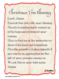 Christmas Tree Blessing