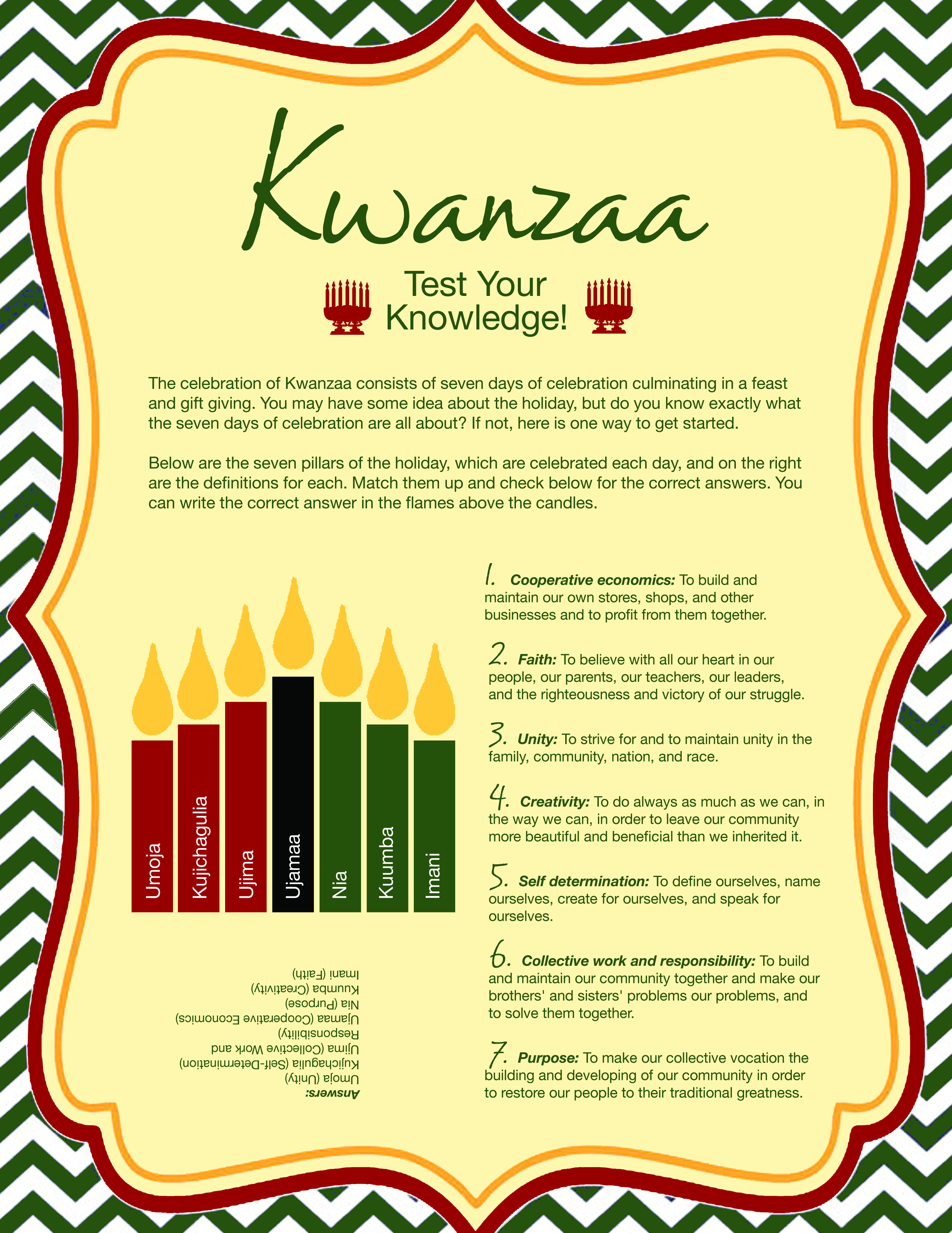 Test Your Kwanzaa Knowledge